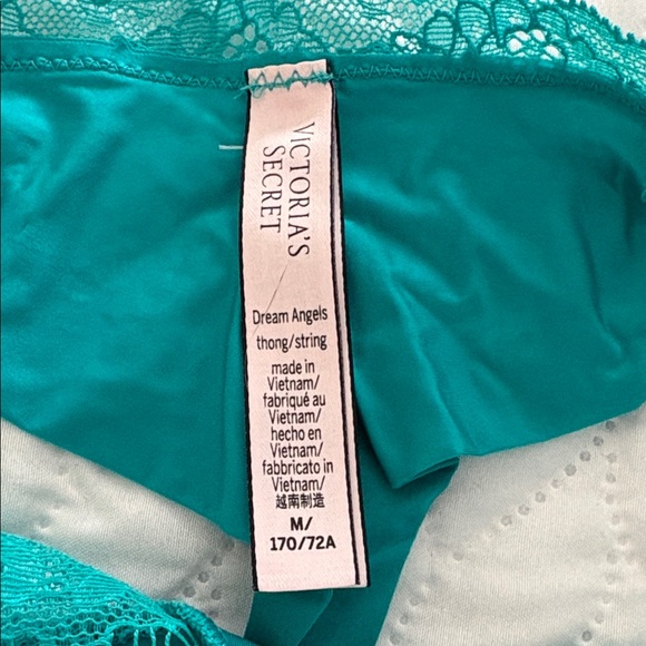 Victoria’s Secret Teal Lace-Up Lingerie Set NWT - Picture 5 of 5